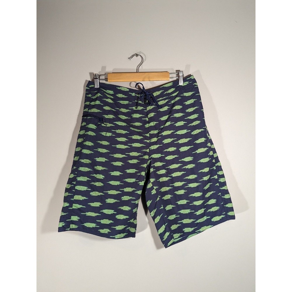 Patagonia Blue Green Men Short Swim Trunks Size‎ 34